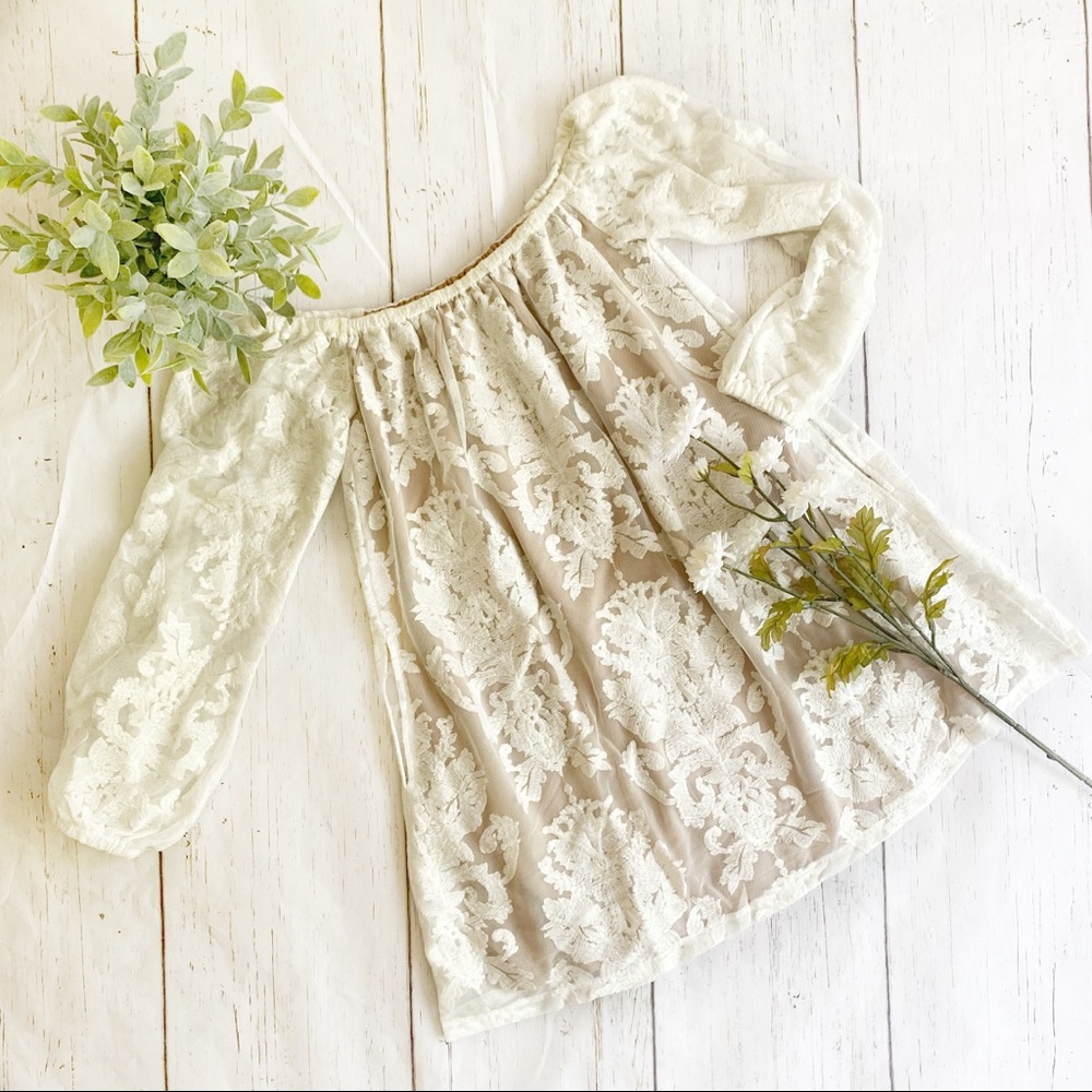 FOR LOVE AND LEMONS • off the shoulder mini